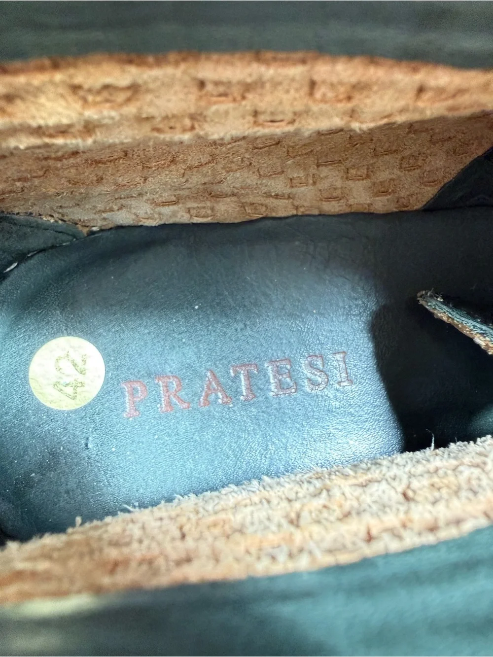 Pratesi Tan Italian Woven Leather Chukka Lace-Up Sneakers